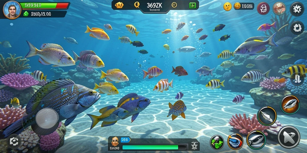 Screenshot gameplay Tembak Ikan 369ZK yang menegangkan.