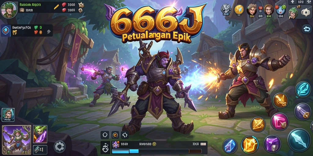 Gameplay epik di dunia RPG penuh petualangan.