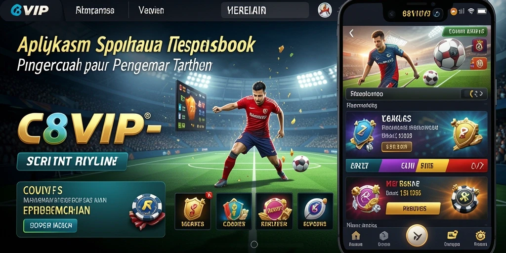 Tampilan gameplay C8VIP dengan berbagai pilihan taruhan olahraga.