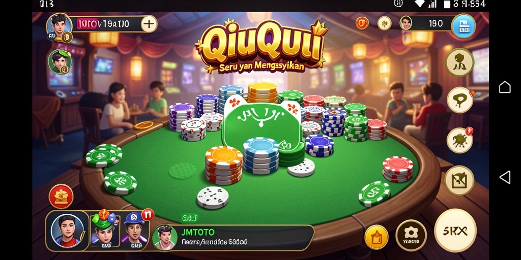 Gameplay menarik QiuQiu dalam aplikasi JMTOTO.
