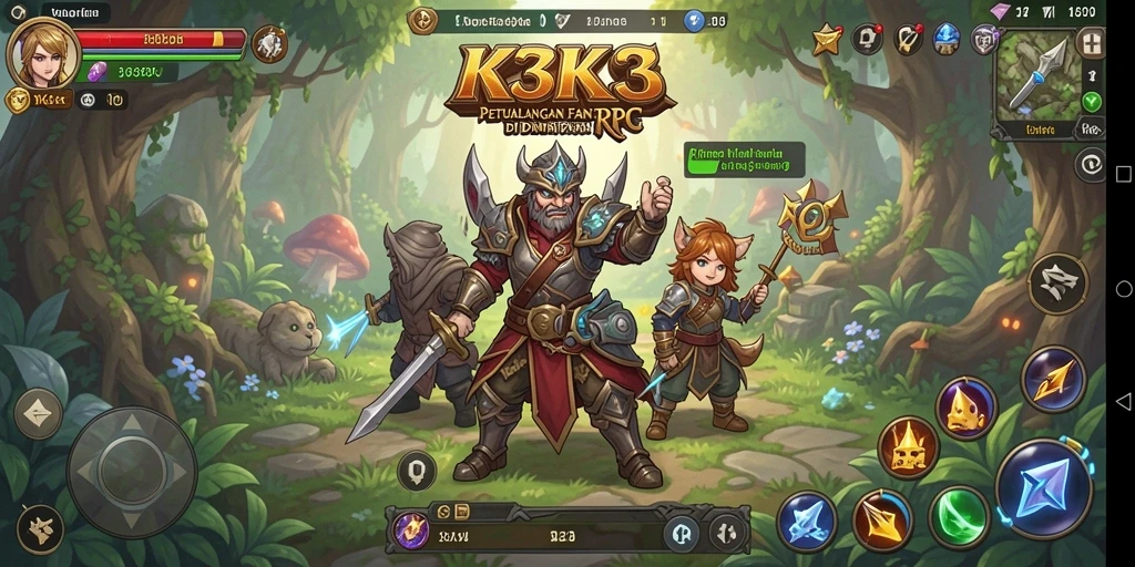 Tampilan aksi dan petualangan yang mendebarkan di K3K3.
