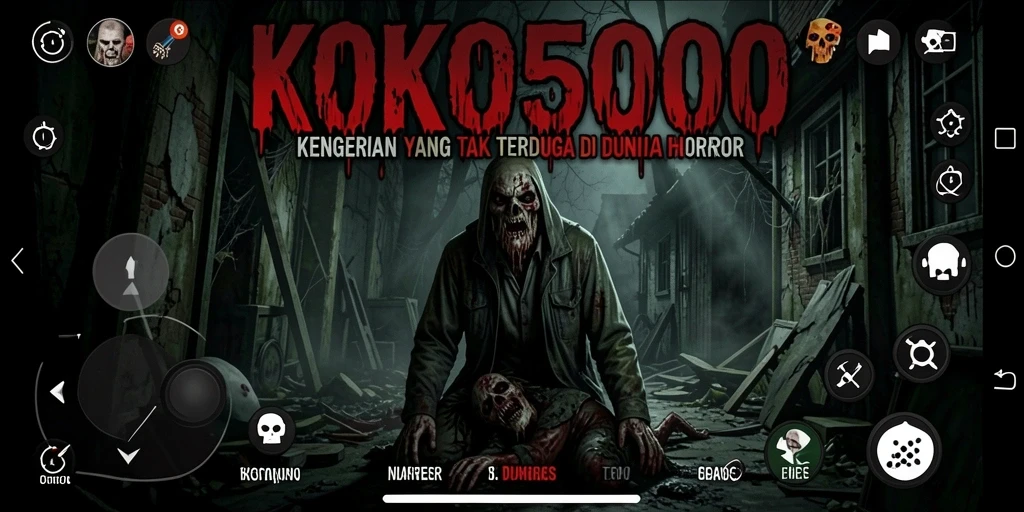 Gameplay menyeramkan dalam KOKO5000 yang penuh ketegangan.