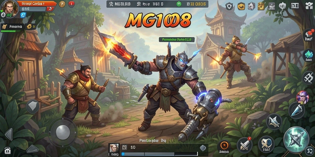 Tampilan gameplay menarik dari MG108 dalam permainan SLG.