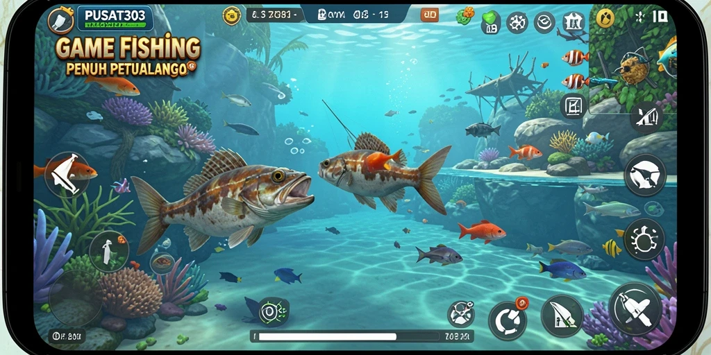 Tangkapan ikan besar di gameplay PUSAT303 yang menantang.