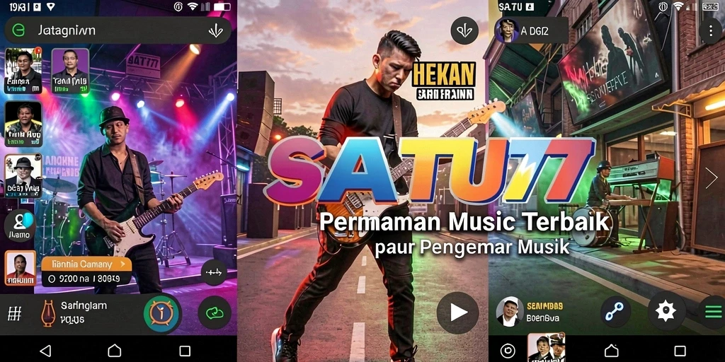 Gameplay SATU77 yang menarik dengan tantangan musik seru.