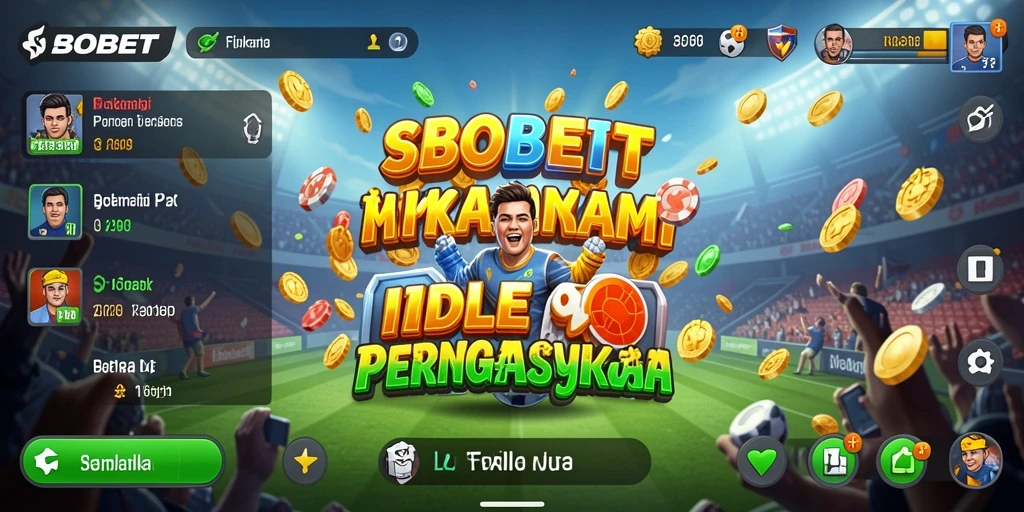 Screenshot gameplay <strong>SBOBET</strong> menampilkan aksi Idle seru dan menyenangkan.