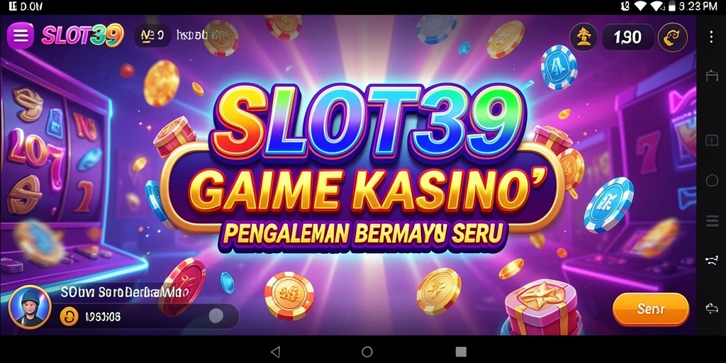 Screenshot utama SLOT39 menampilkan aksi seru permainan slot yang memukau.