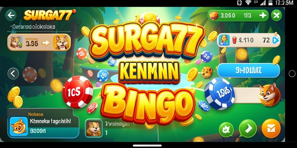 Tampilan gameplay Bingo yang menarik di SURGA77.