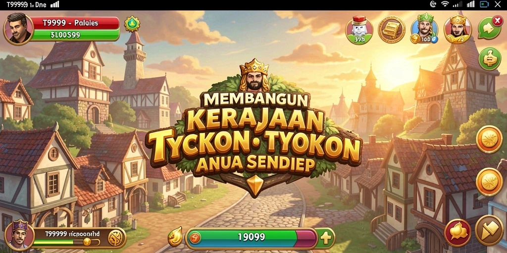 Tangkapan layar gameplay Tycoon yang menarik dan strategis dari T9999.