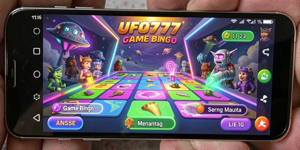 Tampilan antarmuka pengguna UFO777 dengan gameplay Bingo yang mengasyikkan.