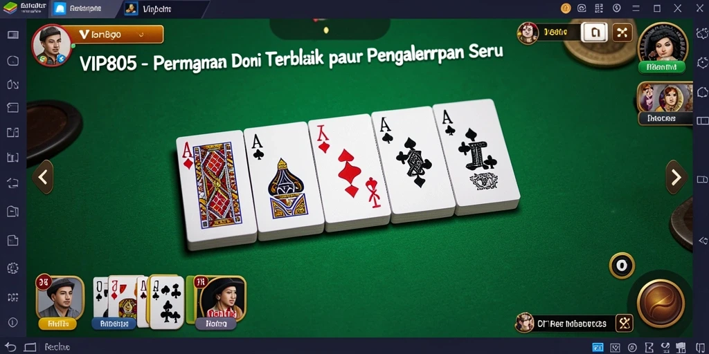 Tampilan gameplay seru dan interaktif di VIP805.