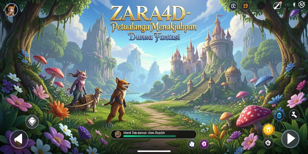 Tampilan gameplay ZARA4D yang penuh aksi dan petualangan.
